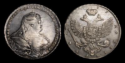 Рубль 1737 года