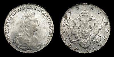 Рубль 1782 года, СПБ ИЗ