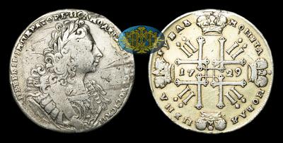 Рубль 1729 года