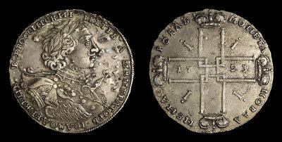 Рубль 1723 года, ОК