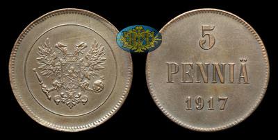 5 Пенни 1917 года