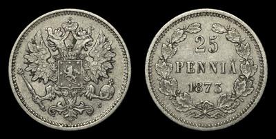 25 Пенни 1873 года, S