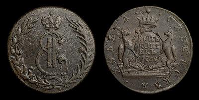 5 Копеек 1769 года, КМ 