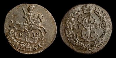 Полушка 1788 года, КМ