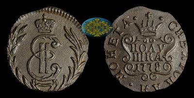 Полушка 1778 года, КМ 