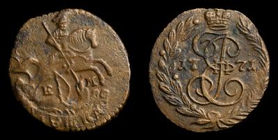 Полушка 1771 года, ЕМ