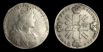 Рубль 1728 года