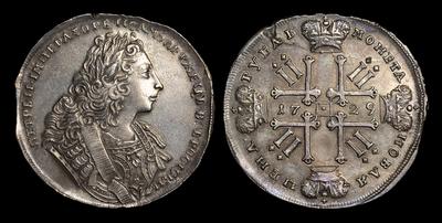 Рубль 1729 года