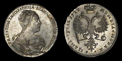 Рубль 1727 года