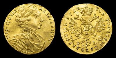 Червонец 1712 года, DL