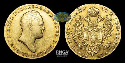 25 Злотых 1817 года, IB