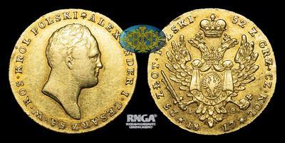 25 Злотых 1817 года, IB