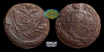 5 Копеек 1787 года, ЕМ