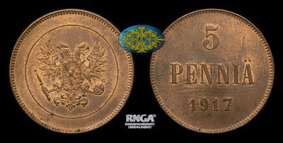5 Пенни 1917 года