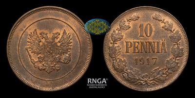10 Пенни 1917 года