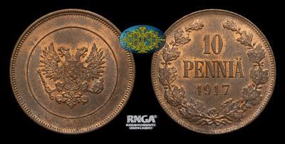 10 Пенни 1917 года