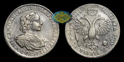 Рубль 1718 года, OK L