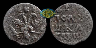 Полушка 1718 года, НД