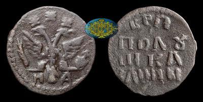 Полушка 1718 года, НД