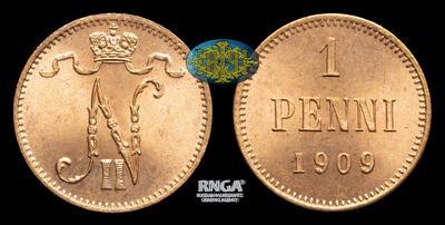 Пенни 1909 года