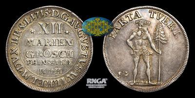 12 Мариенгрош 1715 года, HH