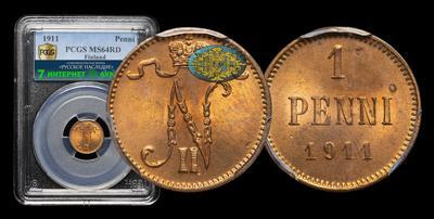 Пенни 1911 года