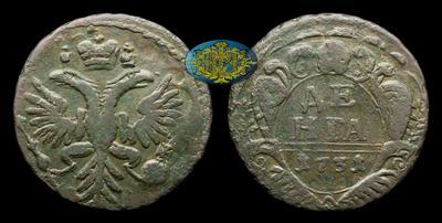 Денга 1731 года