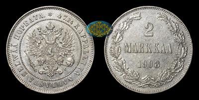 2 Марки 1908 года, L