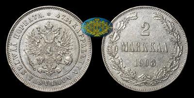2 Марки 1908 года, L