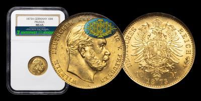 10 Марок 1873 года, А