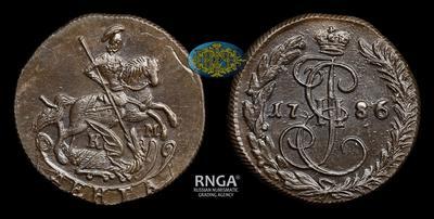 Денга 1786 года, КМ