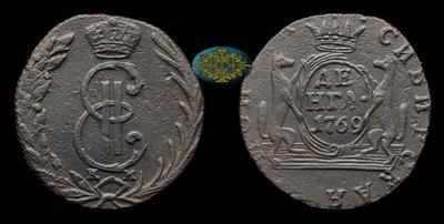 Денга 1769 года, КМ 