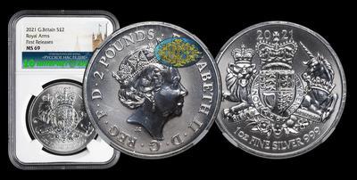 2 Фунта Стерлингов 2021 года. 