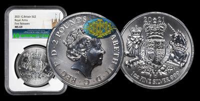 2 Фунта Стерлингов 2021 года. 