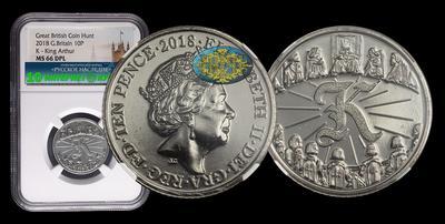 10 Пенсов 2018 года. 