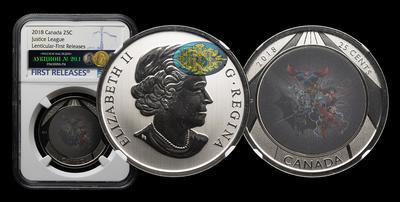 25 Канадских Центов 2018 года. 