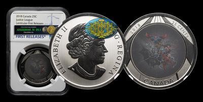 25 Канадских Центов 2018 года. 