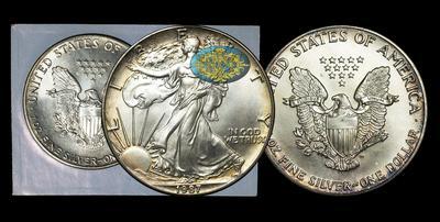 Доллар 1987 года, (в сувенирной упаковке)