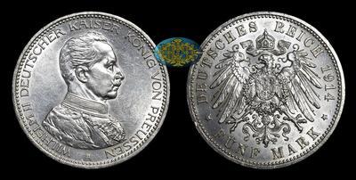 5 Марок 1914 года, А.