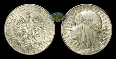 10 Злотых 1932 года. MW.