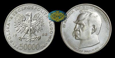 50 000 Злотых 1988 года, MW. 