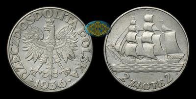 2 Злотых 1936 года. 