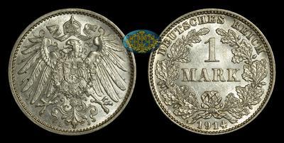 Марка 1914 года, J