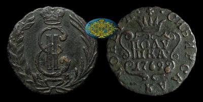 Полушка 1769 года, КМ 