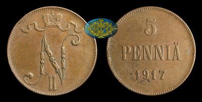 5 Пенни 1917 года