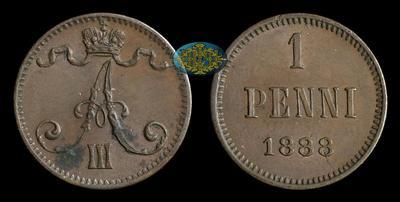 Пенни 1888 года