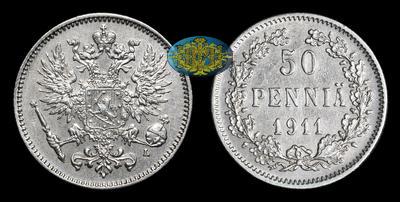 50 Пенни 1911 года, L