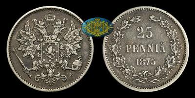 25 Пенни 1875 года, S