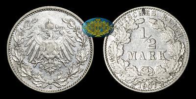 1/2 Марки 1907 года, J