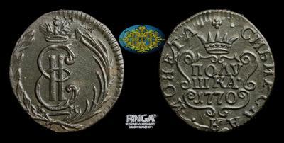 Полушка 1770 года, КМ 